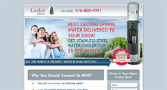 Desktop Screenshot of glassbottledwater.ca